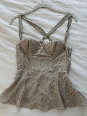 Burberry Peplum Corset Top